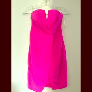 Pink Strapless Dress Size 8 in AU/Size 0-2 in US